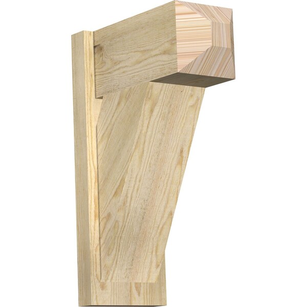 Ekena Millwork Traditional Craftsman Rough Sawn Outlooker, Douglas Fir, 8"W x 16"D x 24"H OUT08X16X24TRA04RDF - main